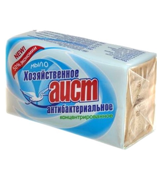 Мыло хозяйственное Аист  антибактериальное 200 гр.