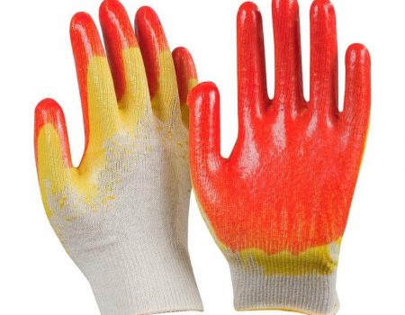 Новинка! Х/Б перчатки облитые 2-м латексом, улучшенного качества!